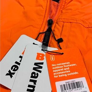 NWT Bass Outdoor Vibrant Orange Jacket Size M